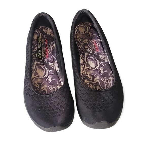 Sketchers Slip On Black Memory Foam - Picture 1 of 4